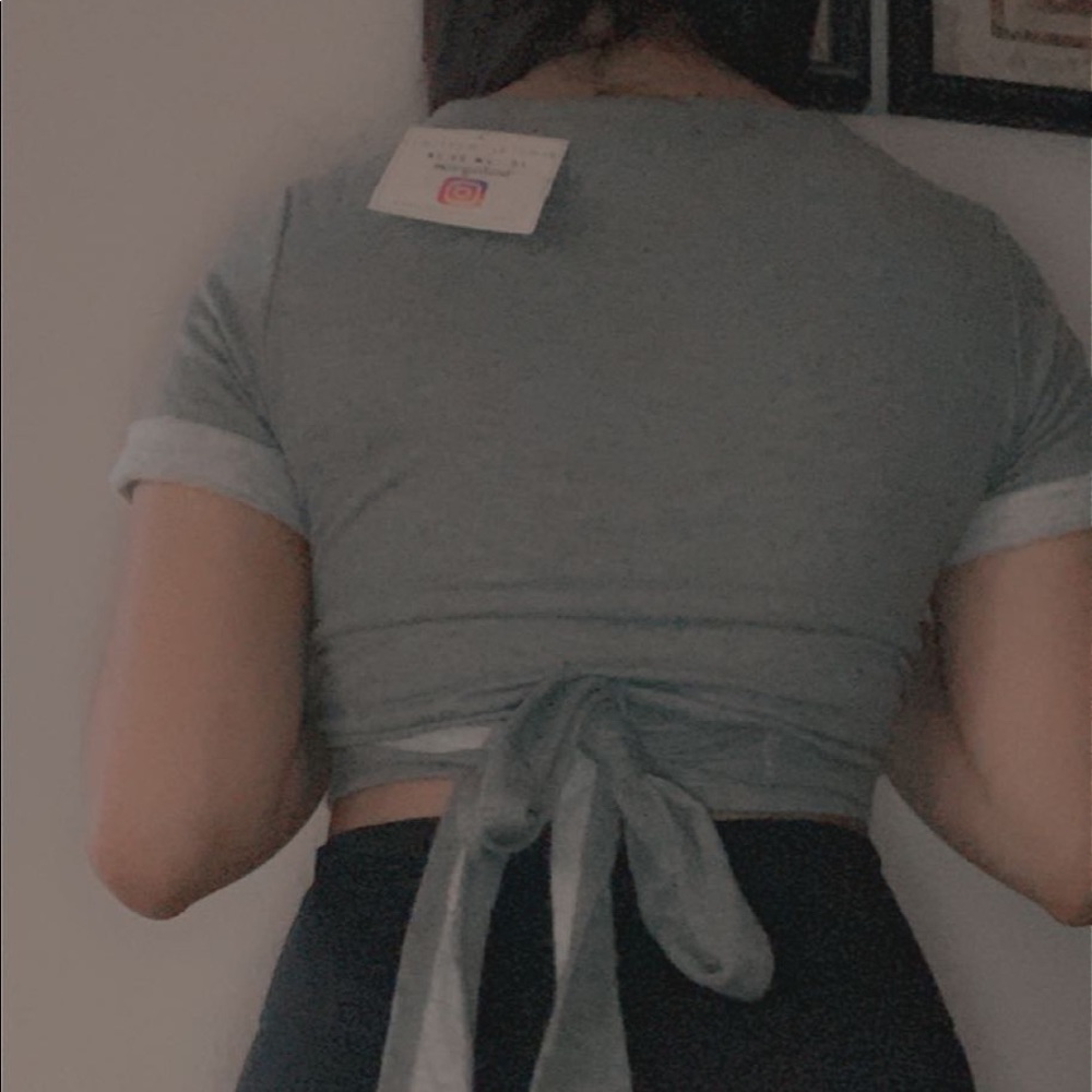 Gray shirt